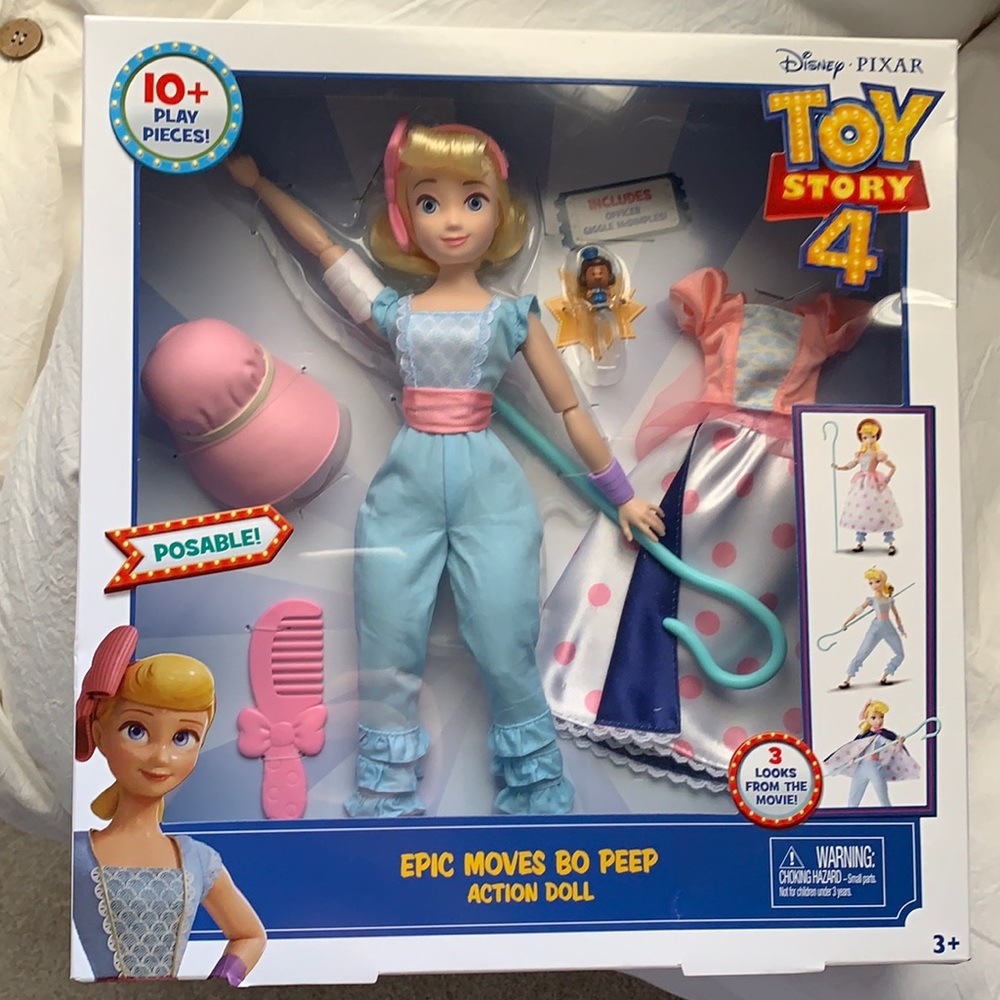 Disney Pixar Toy Story 4 Bo Peep Action Doll NIB